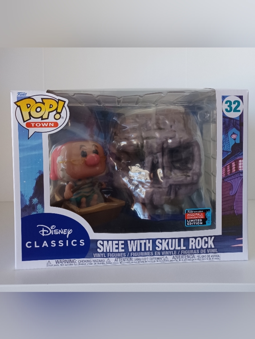 Disney Classics Smee With Skull Rock 32 Peter Pan Vinyl Figure Funko Pop